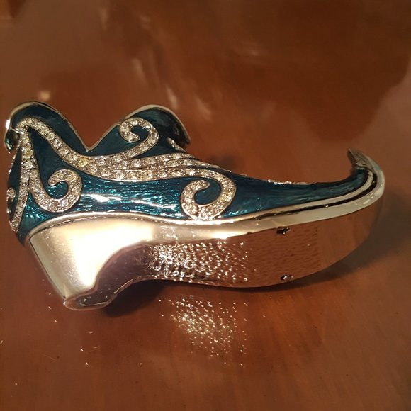 Vintage Decorative Collectible Miniature Shoe Metal - Picture 5 of 12